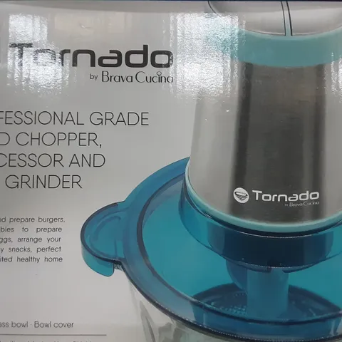 TORNADO PROFESSIONAL GRADE FOOD CHOPPER, PROCESSOR AND MEAT GRINDER