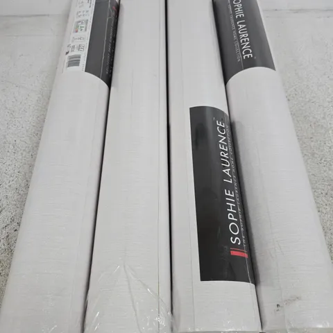 4 X PLAIN WHITE SILVER GLITTER SHIMMER TEXTURED CRYSTAL VINYL NEUTRAL WALLPAPER