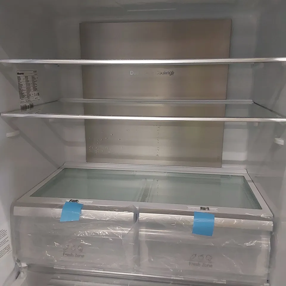 HISENSE RF540N4WI1 AMERICAN FRIDGE FREEZER - STEEL