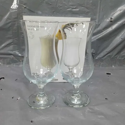 LOT OF 2 SETS OF RAVENHEAD COCKTAIL GLASS 42CL - COLLECTION ONLY