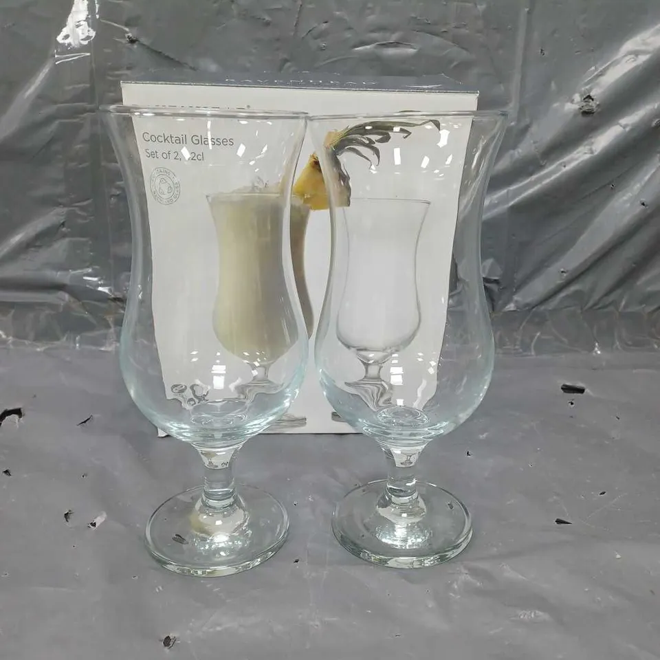 LOT OF 2 SETS OF RAVENHEAD COCKTAIL GLASS 42CL - COLLECTION ONLY RRP £17