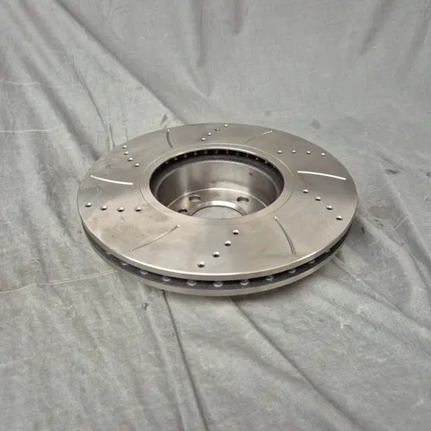DISC BRAKE ROTOR – DRILLED AND SLOTTED VEHICLE PART - COLLECTION ONLY