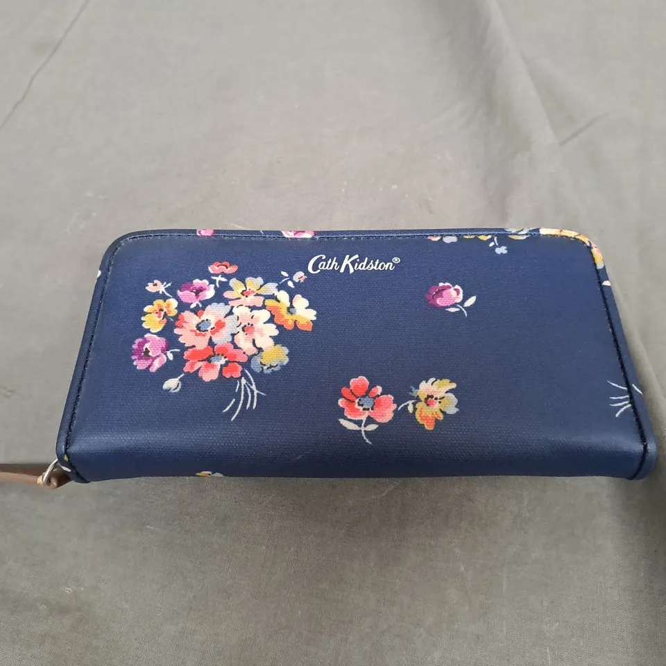 CATH KIDSTON NAVY FLORAL PURSE