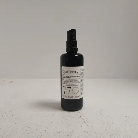 ILAPOTHECARY SPEAK YOUR TRUTH BODY OIL – 100 ML