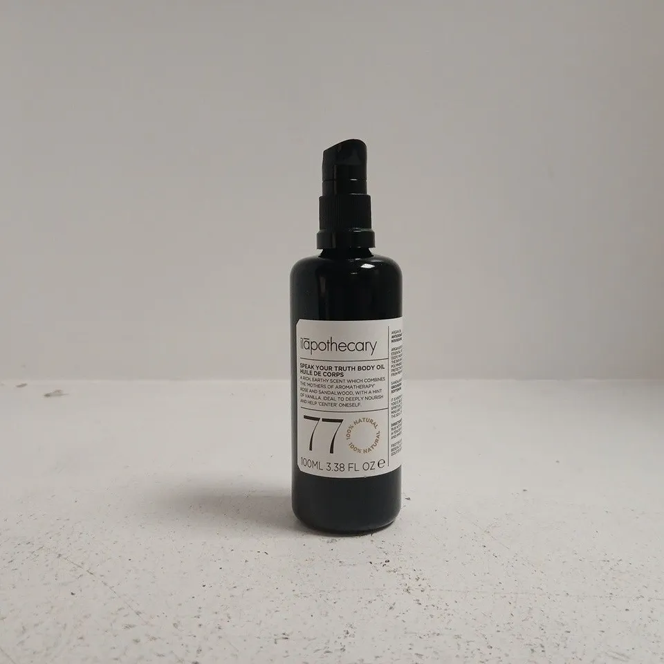 ILAPOTHECARY SPEAK YOUR TRUTH BODY OIL – 100 ML