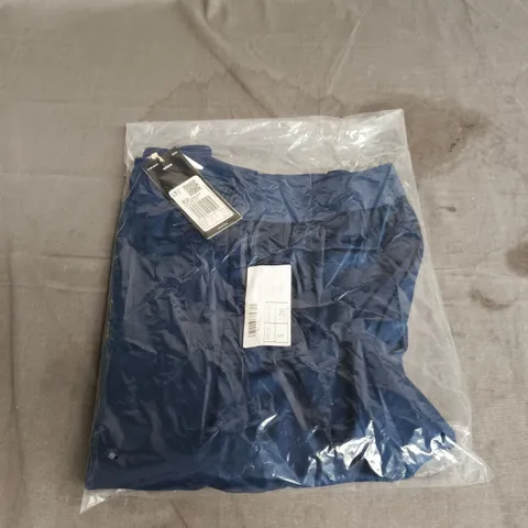 ADIDAS NAVY BLUE LOGO SHORTS SIZE L