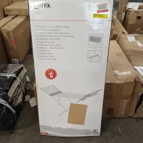 BOXED IGENIX FOLDABLE X-FRAME HEATED AIRER (1 BOX)