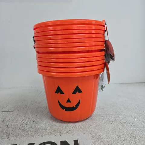 SET OF 12 HALLOWEEN BUCKETS 