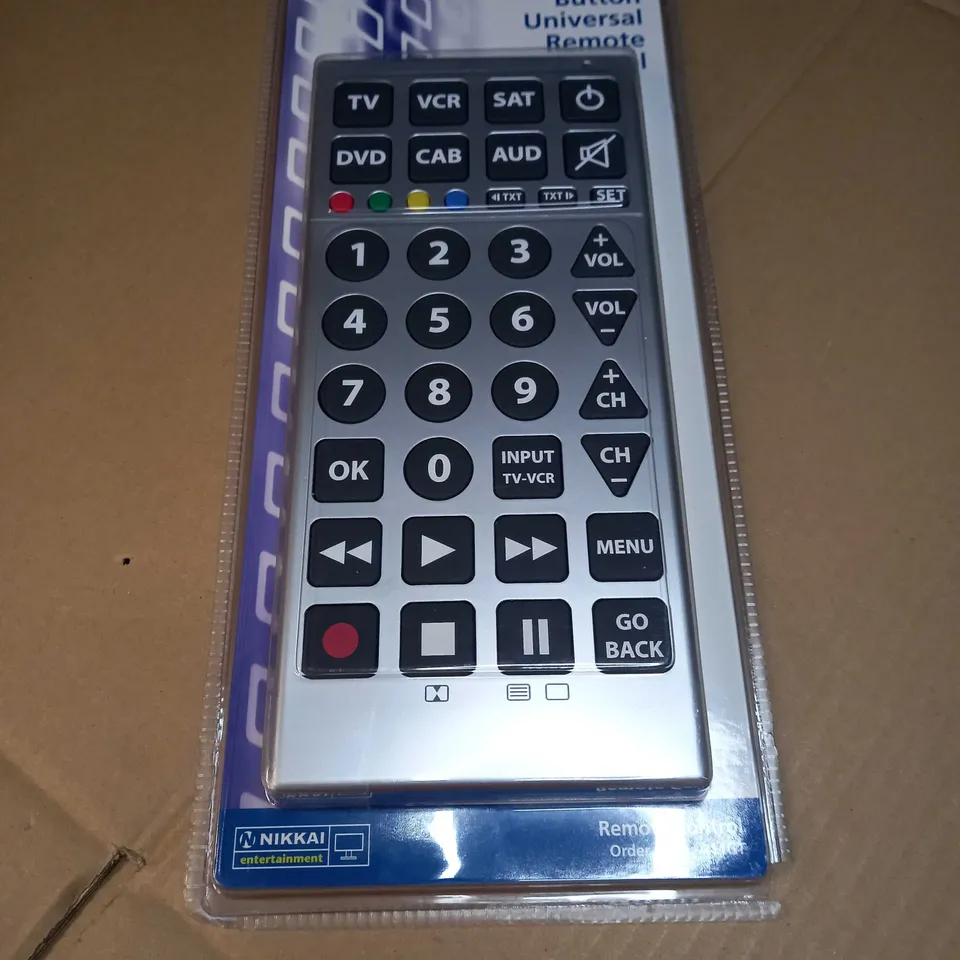 PACKAGED HUGE BUTTON UNIVERSAL REMOTE CONTROL