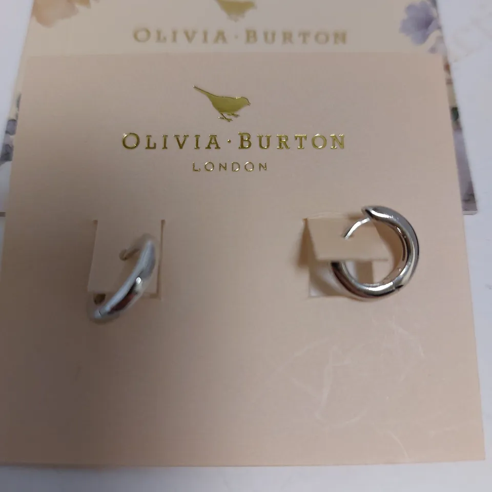 BOXED OLIVIA BURTON LUCKY BEE HUGGIE EARRINGS