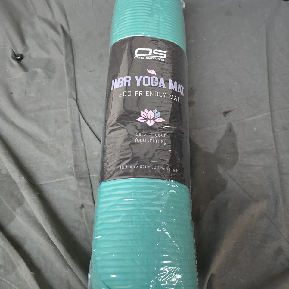 OZE SPORTS NBR YOGA MAT IN LIGHTGREEN
