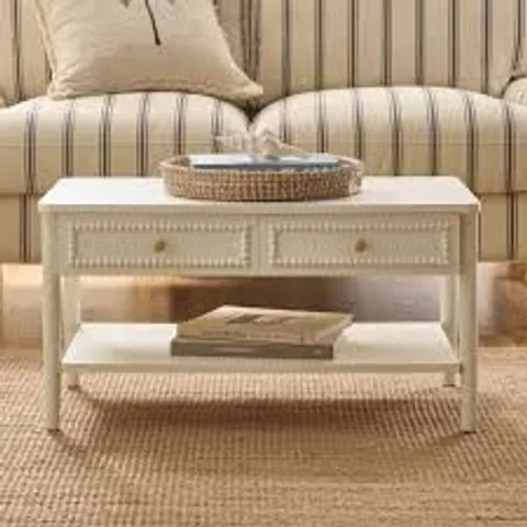 BOXED DUSK POSY COFFEE TABLE - CREAM