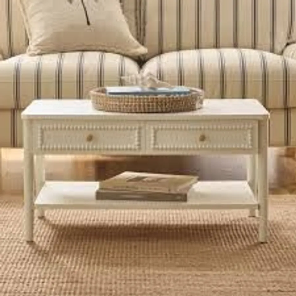 BOXED DUSK POSY COFFEE TABLE - CREAM