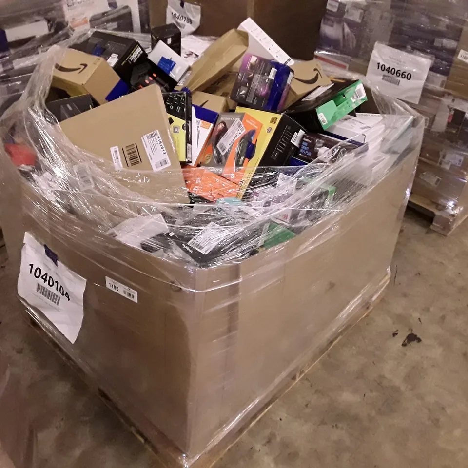 PALLET OF APPROXIMATELY 157 UNPROCESSED RAW RETURN HIGH VALUE ELECTRICAL GOODS TO INCLUDE;
