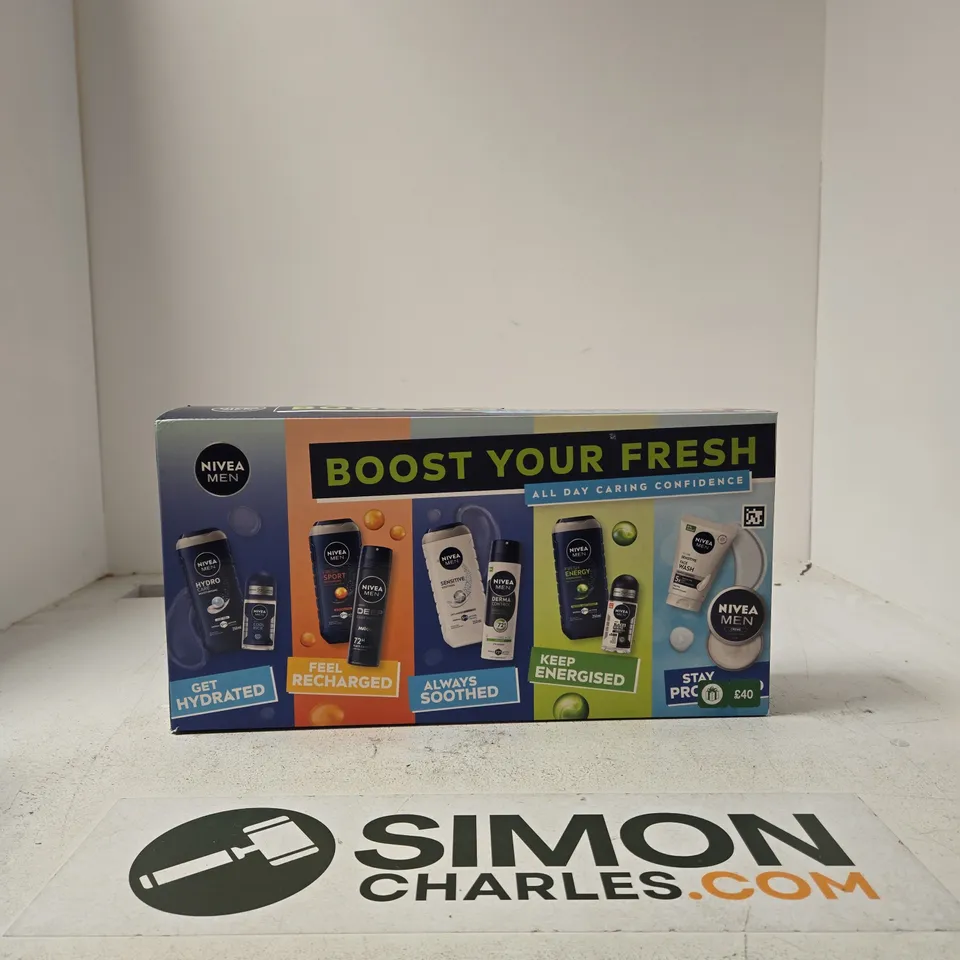NIVEA MEN BOOST YOUR FRESH GIFT SET – BOXED