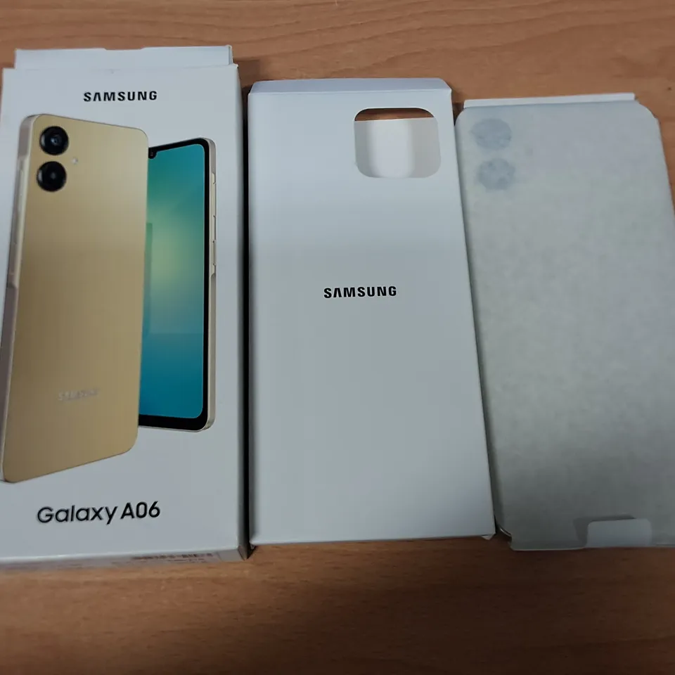 BOXED SAMSUNG GALAXY A06 4GB/64GB IN GOLD - SM-A065FZDDMEA