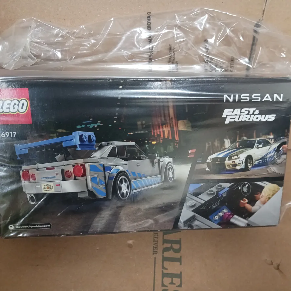 BOXED LEGO SPEED CHAMPION FAST AND FURIOUS - 2 FAST 2 FURIOUS NISSAN SKYLINE GT-R - 76917 RRP £20.5