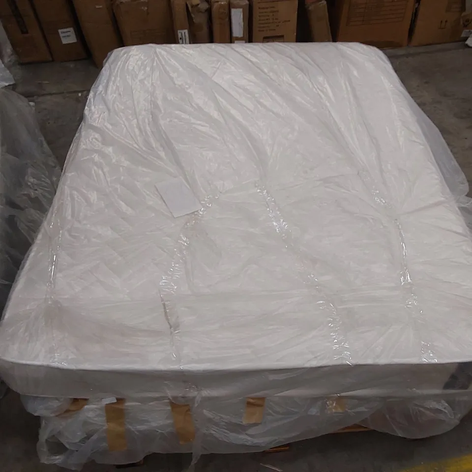 QUALITY BAGGED 4'6" DOUBLE SERENITY HYBRID COIL AND MEMORY FOAM MATTRESS