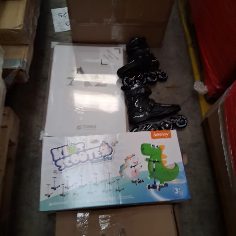 PALLET CONSISTING OF A LARGE QUANTITY OF ASSORTED HOUSEHOLD AND ELECTRICAL PRODUCTS AND ACCESSORIES TO INCLUDE;
