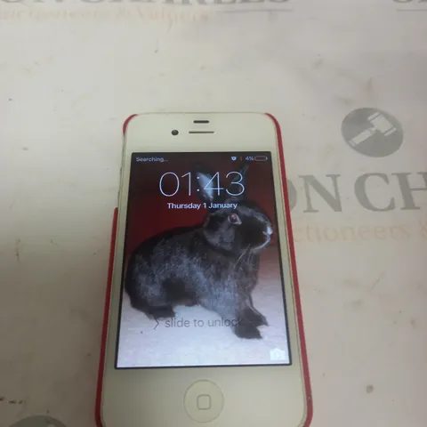 APPLE IPHONE WHITE MODEL A1387