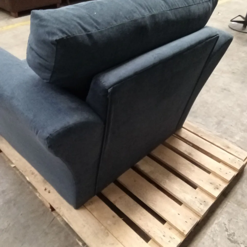 DURY FABRIC ARMCHAIR - BLUE RRP £399