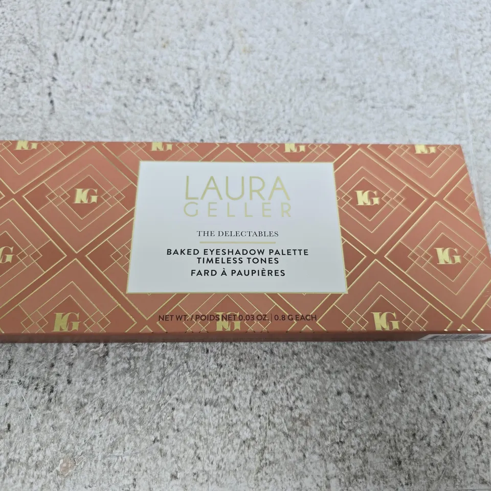 LAURA GELLER THE DELECTABLES BAKED EYESHADOW PALETTE TIMELESS TONES (BOXED)
