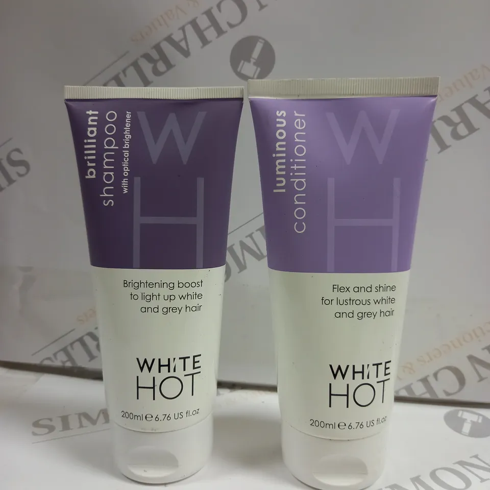 WHITE HOT LUMINOUS SHAMPOO & CONDITIONER 200ML