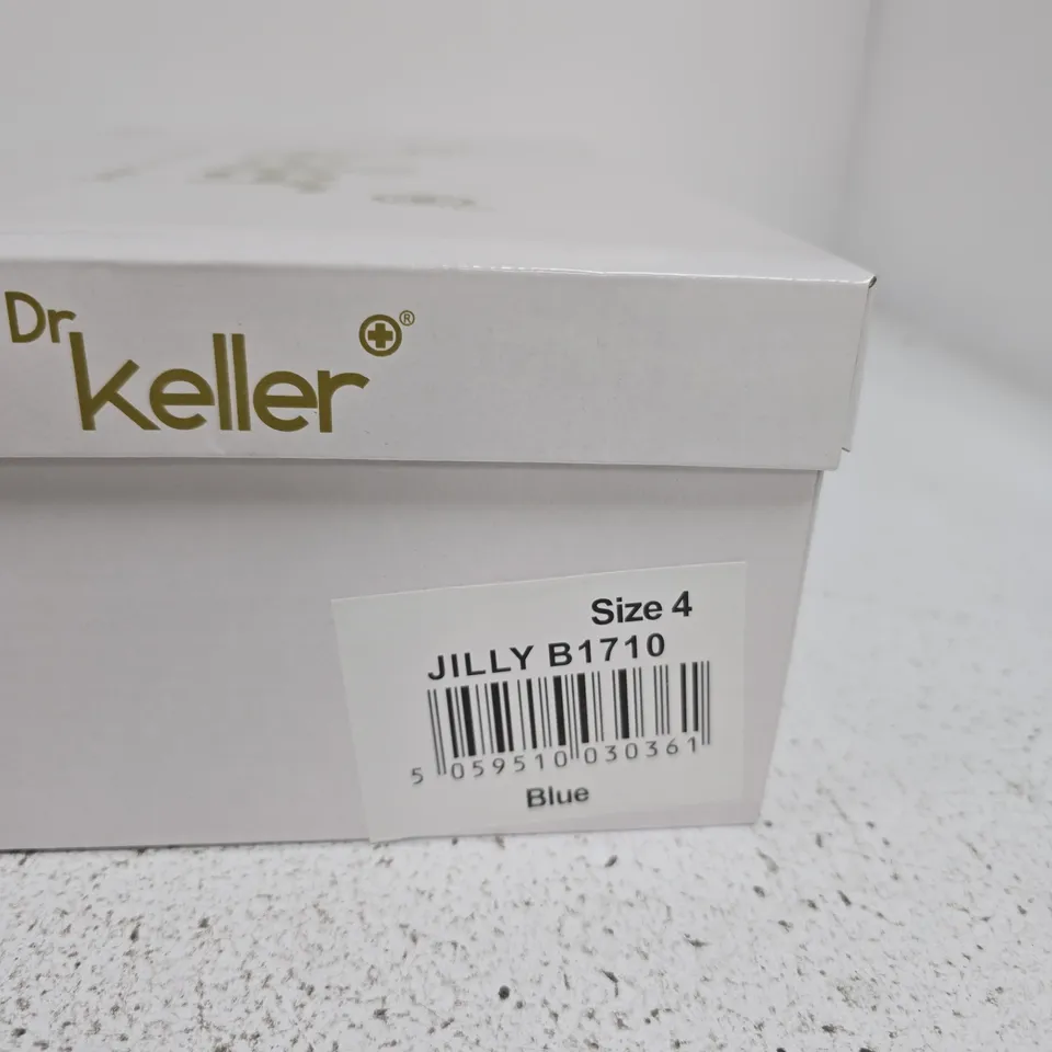 DR KELLER JILLY B1710 BLUE WOMEN'S SHOES, UK 4