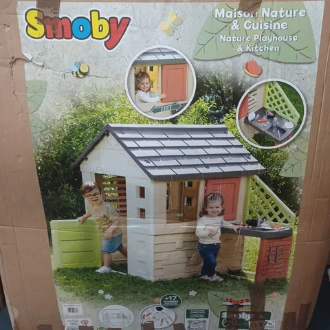 SMOBY LIFE NATURE PLAYHOUSE & KITCHEN SET - COLLECTION ONLY