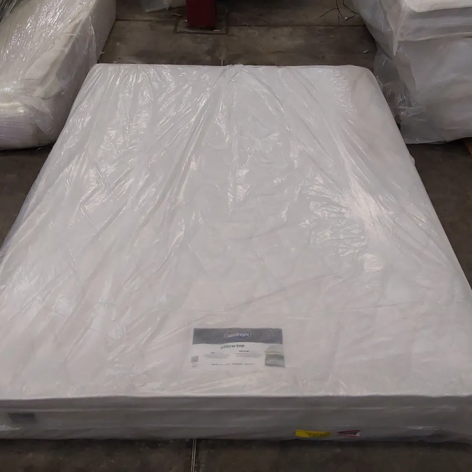 BAGGED ECO COMFORT MIRACOIL PILLOWTOP 5FT KINGSIZE MATTRESS 