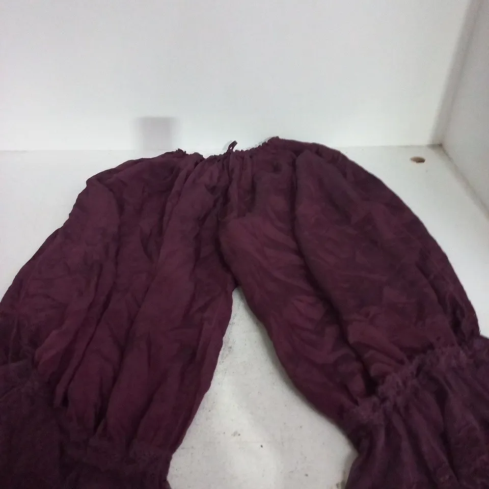INTIMATELY FREE PEOPLE PURPLE TROUSERS – XS (WITH TAG)