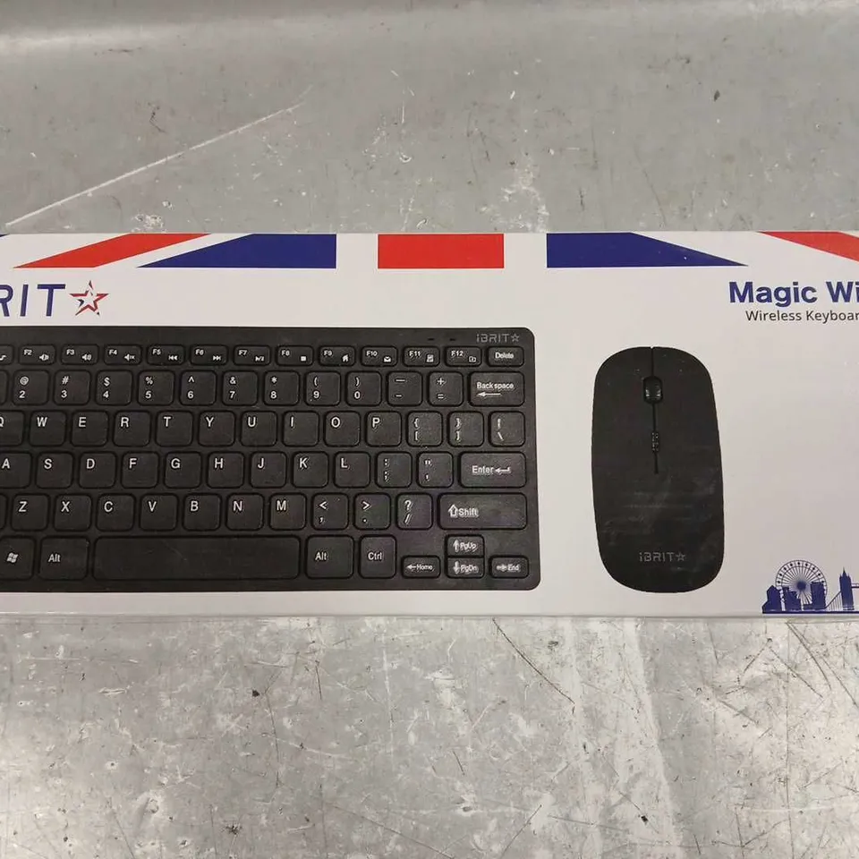 BOXED IBRIT MAGIC WIFI PRO WIRELESS KEYBOARD AND MOUSE