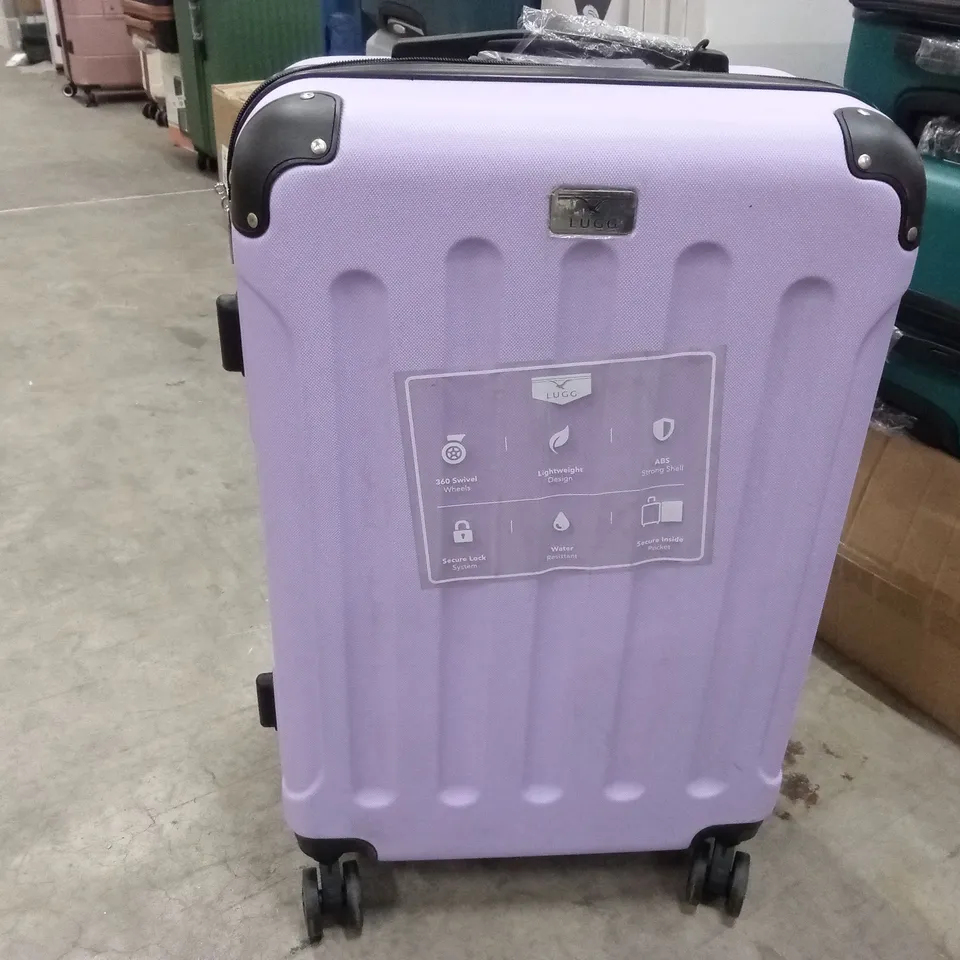 MEDIUM SUITCASE PURPLE & BLACK