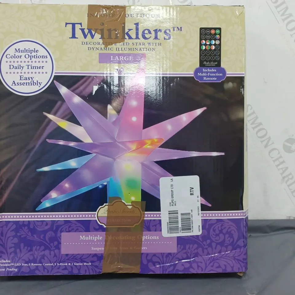BOXED PACIFIC ACCENTS STAR BURST LIGHT