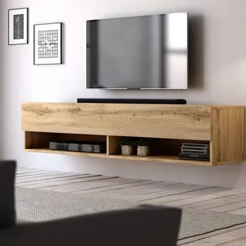 BRAND NEW BOXED VIVALDI WOTAN OAK TV UNIT (1 BOX)