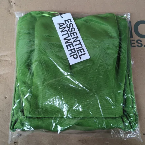 BAGGED ESSENTIAL ANTWERP JUROR BUSTER DRESS IN GREEN - SIZE 40