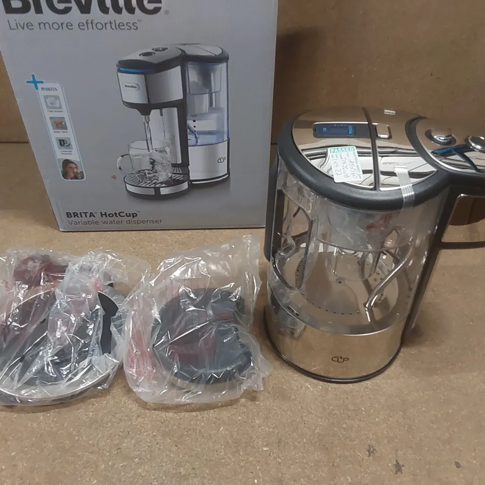 BOXED BREVILLE BRITA HOTCUP WATER DISPENSER