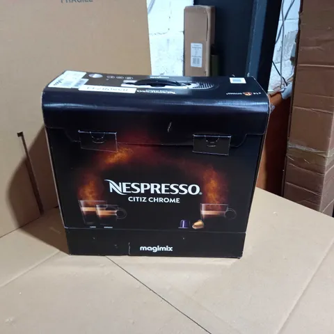 NESPRESSO CITIZ CHROME COFFEE MACHINE