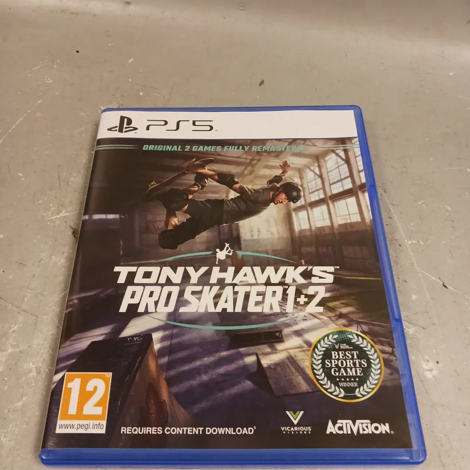 TONY HAWK'S PRO SKATER 1+2 FOR PS5 