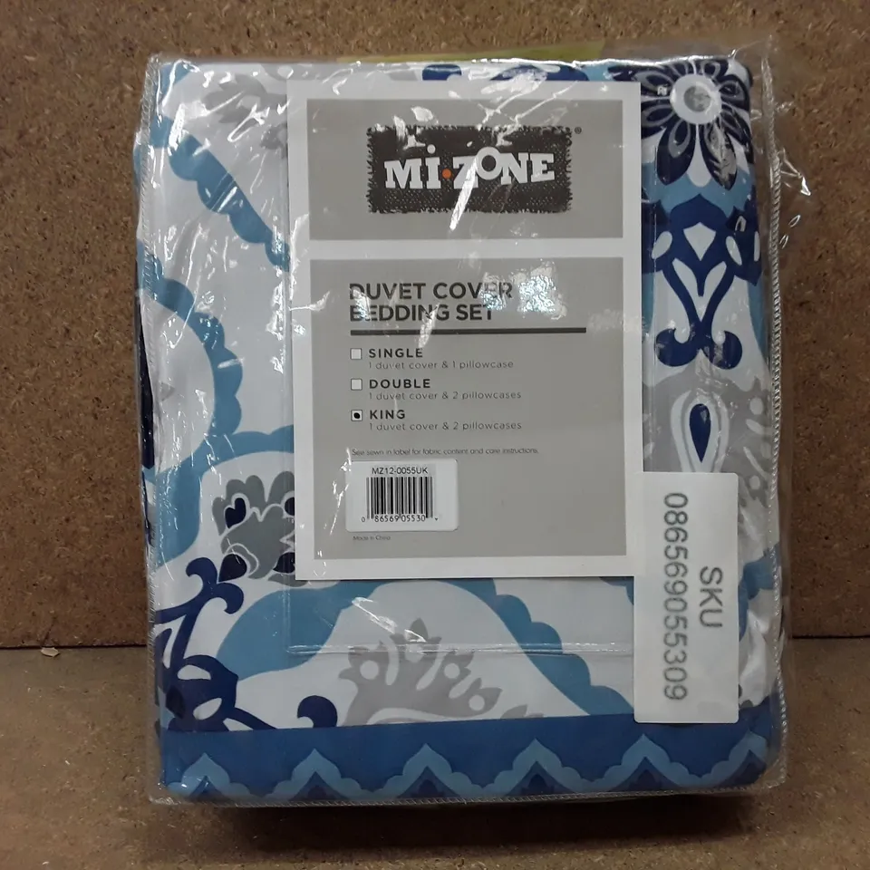 BRAND NEW MI ZONE DUVET COVER SET - KINGSIZE (MULTI COLOUR) 