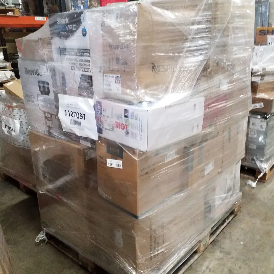 PALLET OF APPROXIMATELY 26 UNPROCESSED RAW RETURN HOUSEHOLD AND ELECTRICAL GOODS TO INCLUDE;