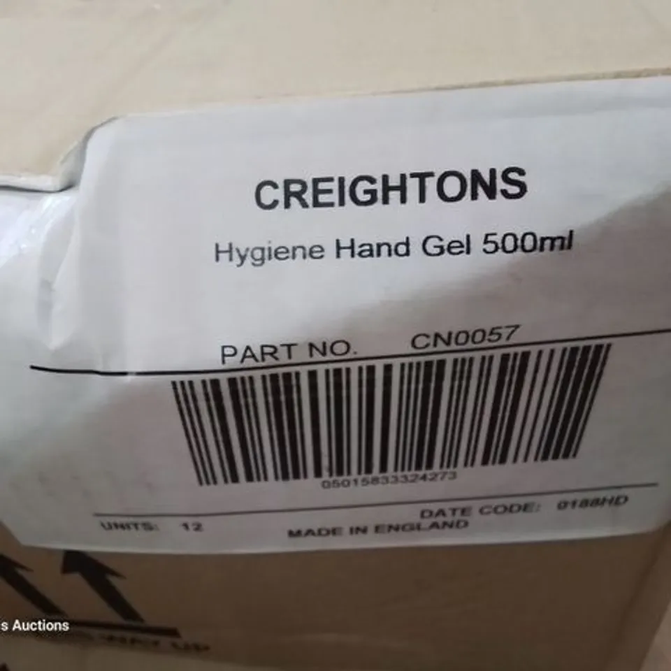 PALLET OF APPROXIMATELY 50 CASE EACH CONTAINING 12 × 500ml HAND HYGIENE GEL