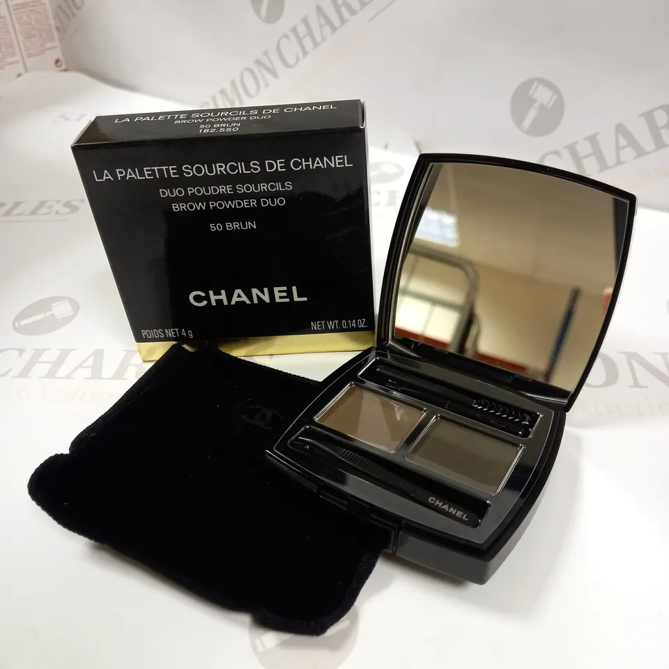 CHANEL DUO BROW POWDER BROWN EYEBROW POWDER 50 BRUN