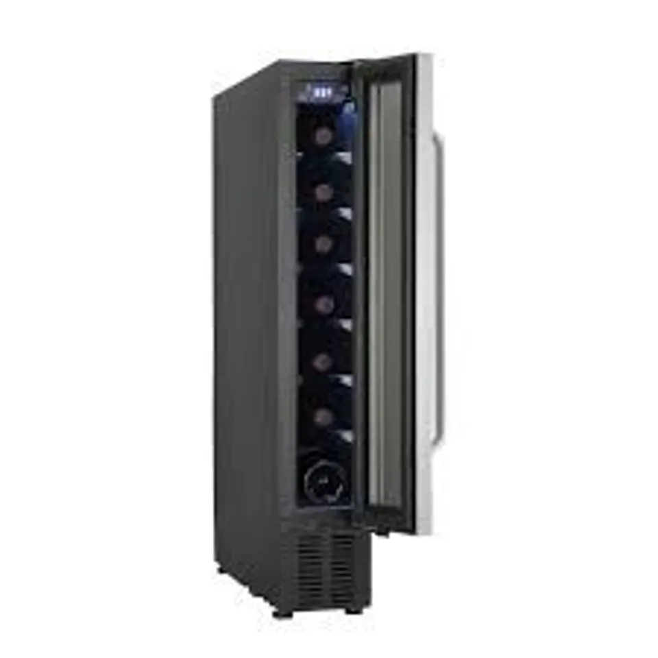 BOXED ELECTRIQ 7 BOTTLE FREESTANDING UNDER COUNTER WINE COOLER - STAINLESS STEEL COMPARE SKU: EIQ15WINESS QUICKFIND CODE: 1849371