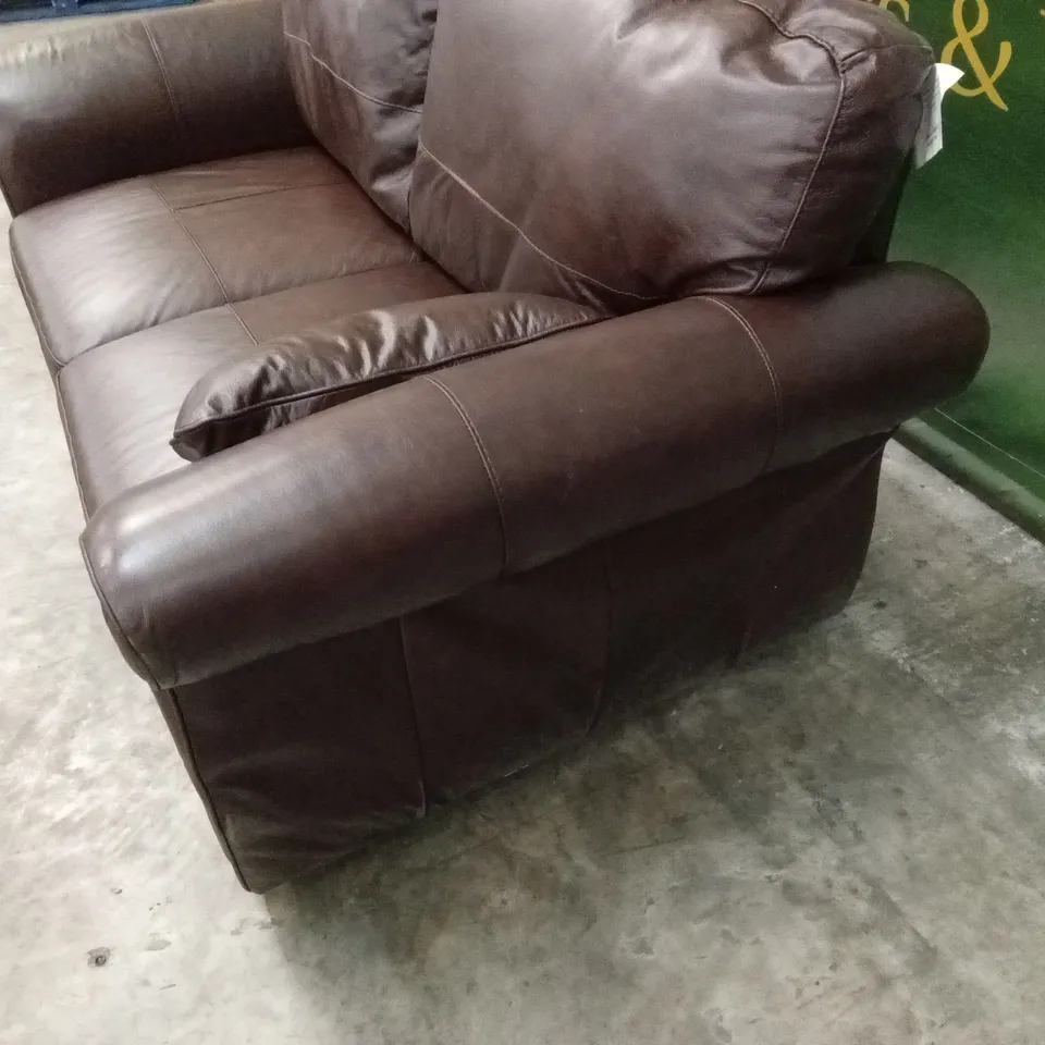 VANTAGE ITALIAN LEATHER 2 SEATER SOFA