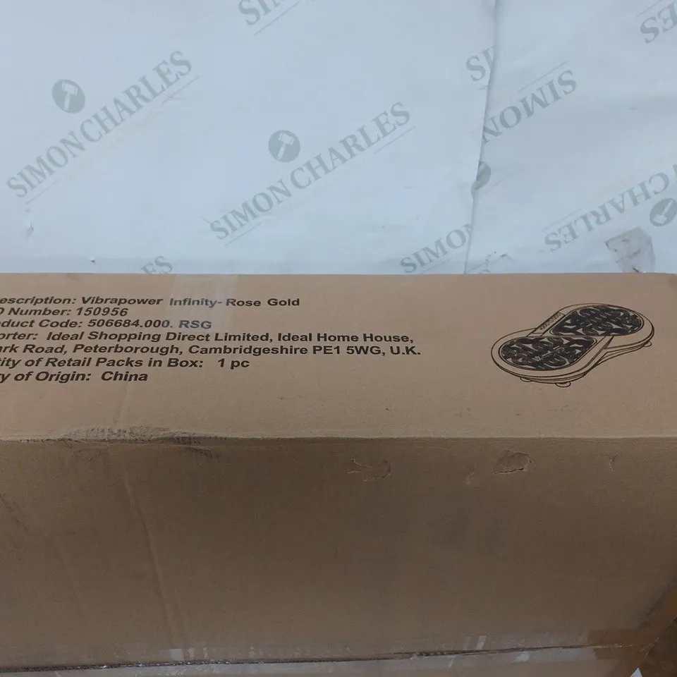 BOXED VIBRAPOWER INFINITY- ROSE GOLD