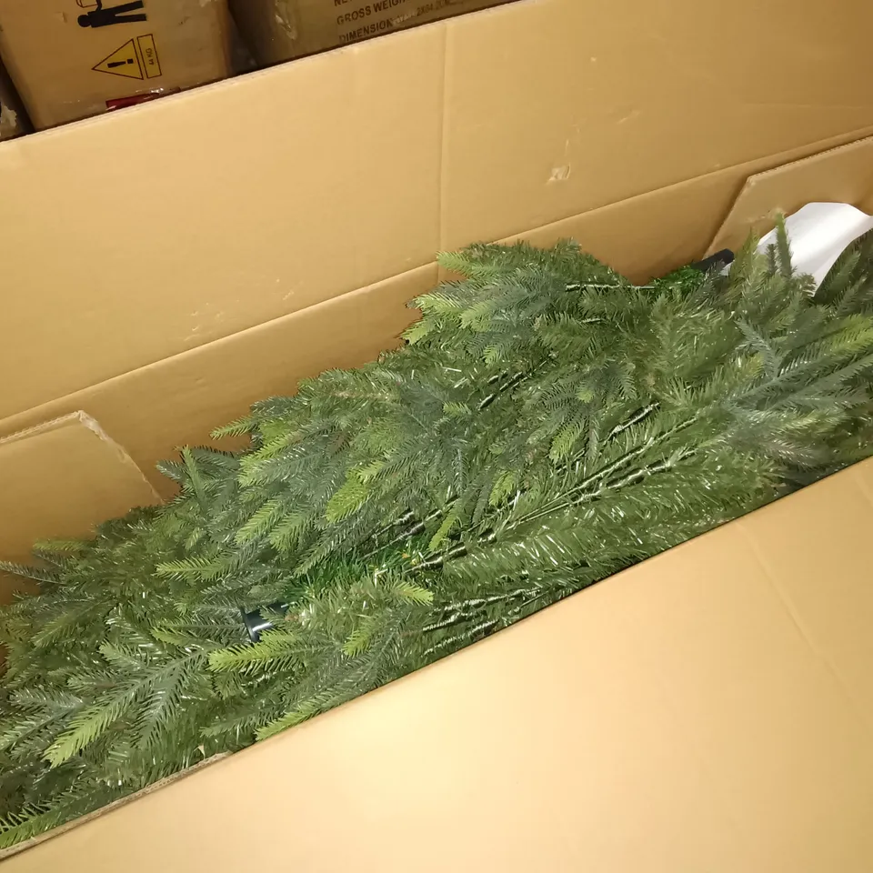 BOXED 6FT SHERWOOD REAL LOOK FULL CHRISTMAS TREE RRP £209.99