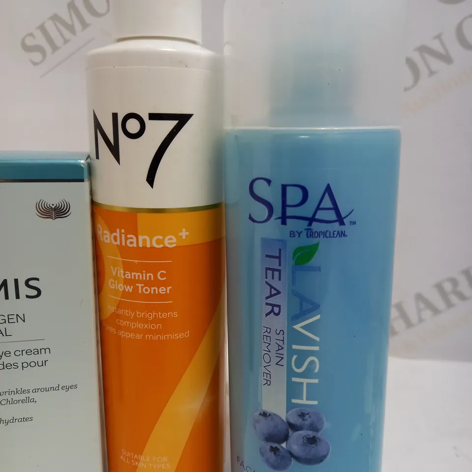 LOT OF APPROX 5 TO INCLUDE VITAMIN C CREAM , FACIAL CLEANSER , VITAMIN C GLOW TONER , ETC
