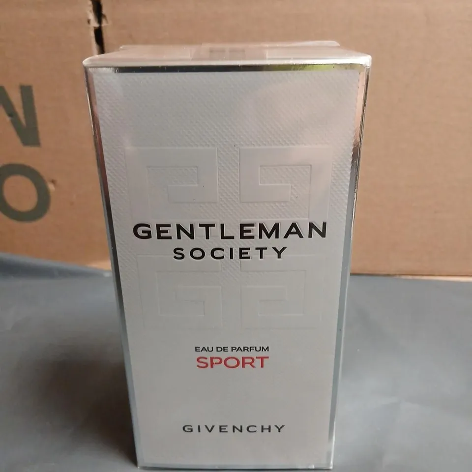 BOXED AND SEALED GENTLEMAN SOCIETY GIVNCHY EAU DE PARFUM SPORT 100ML