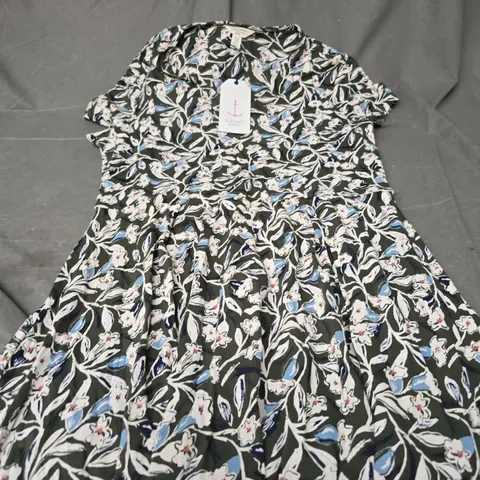 SEASALT CORNWALL PIER VIEW DRESS - SIZE 14